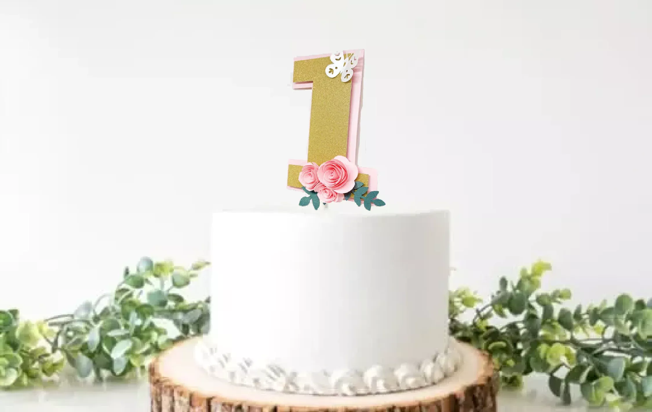 FloralGlitter Number