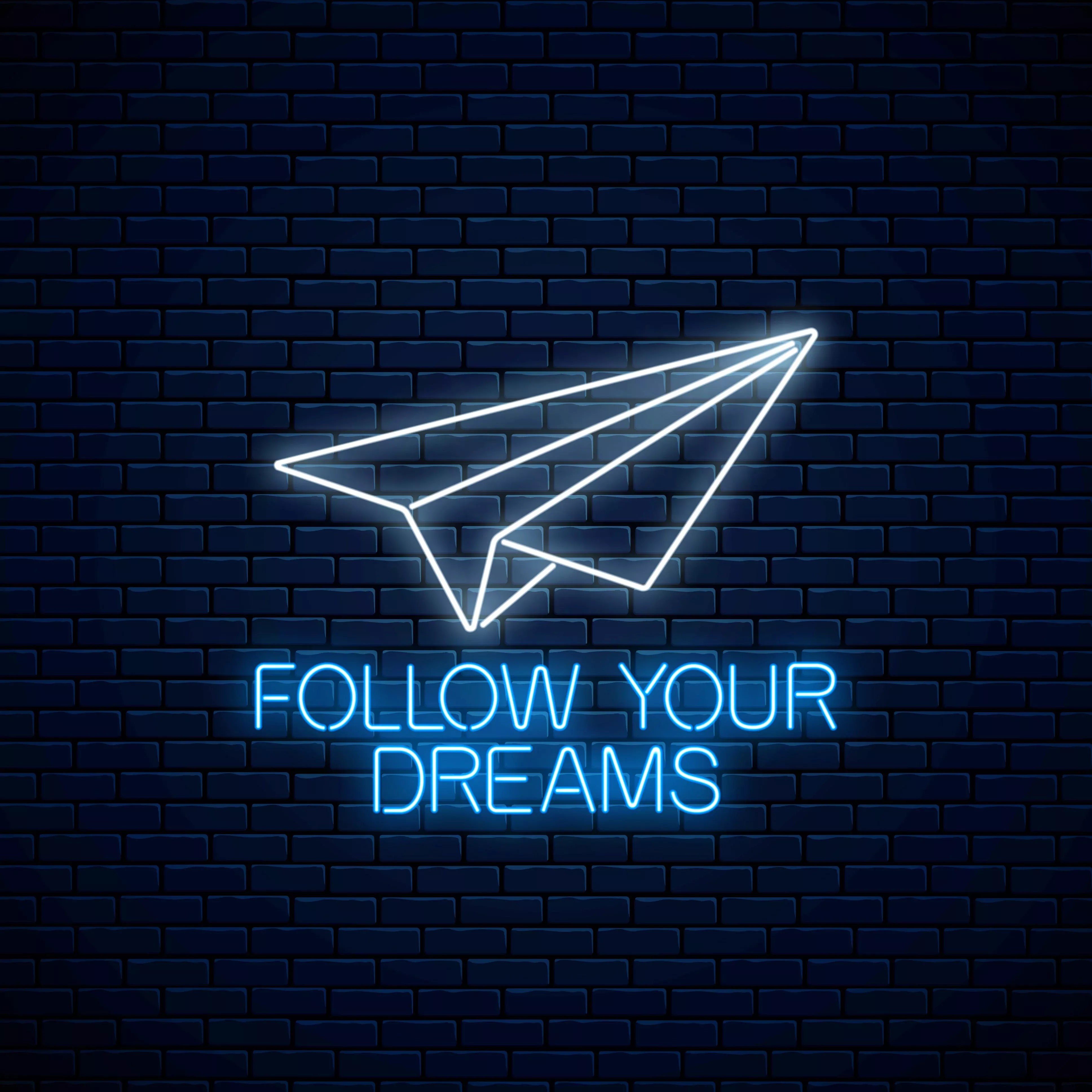 'Follow Your Dreams' Neon Sign