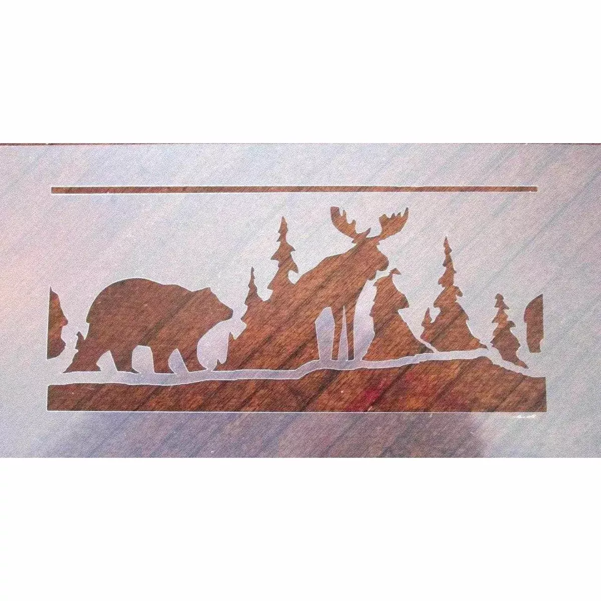 Forest Animals Stencil