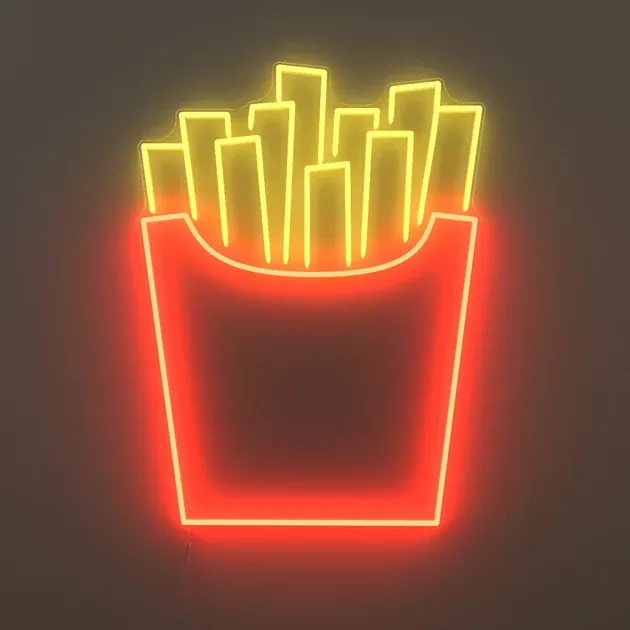 FriesLED neon sign