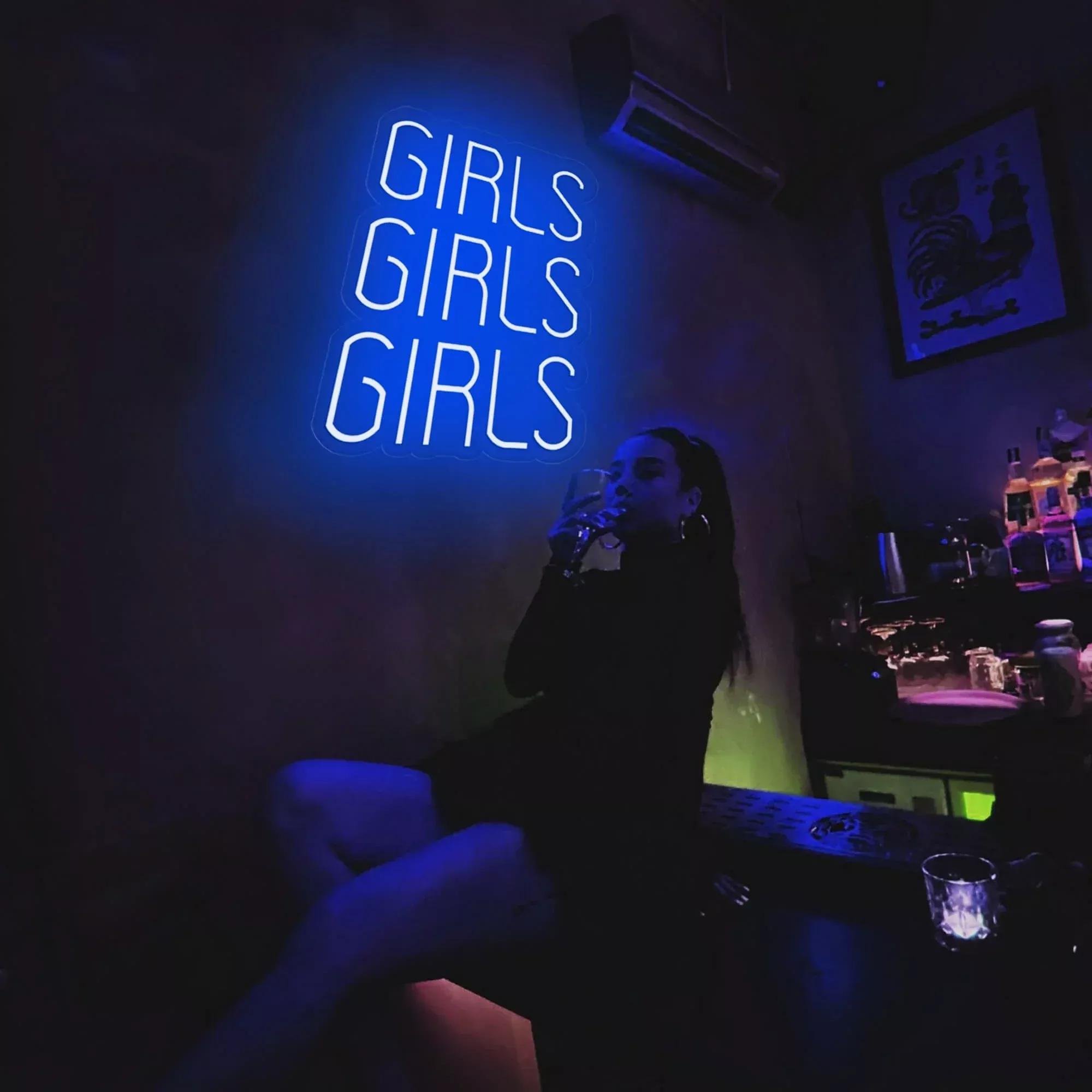Girls Girls Girls Neon Sign Led Light Up Signs