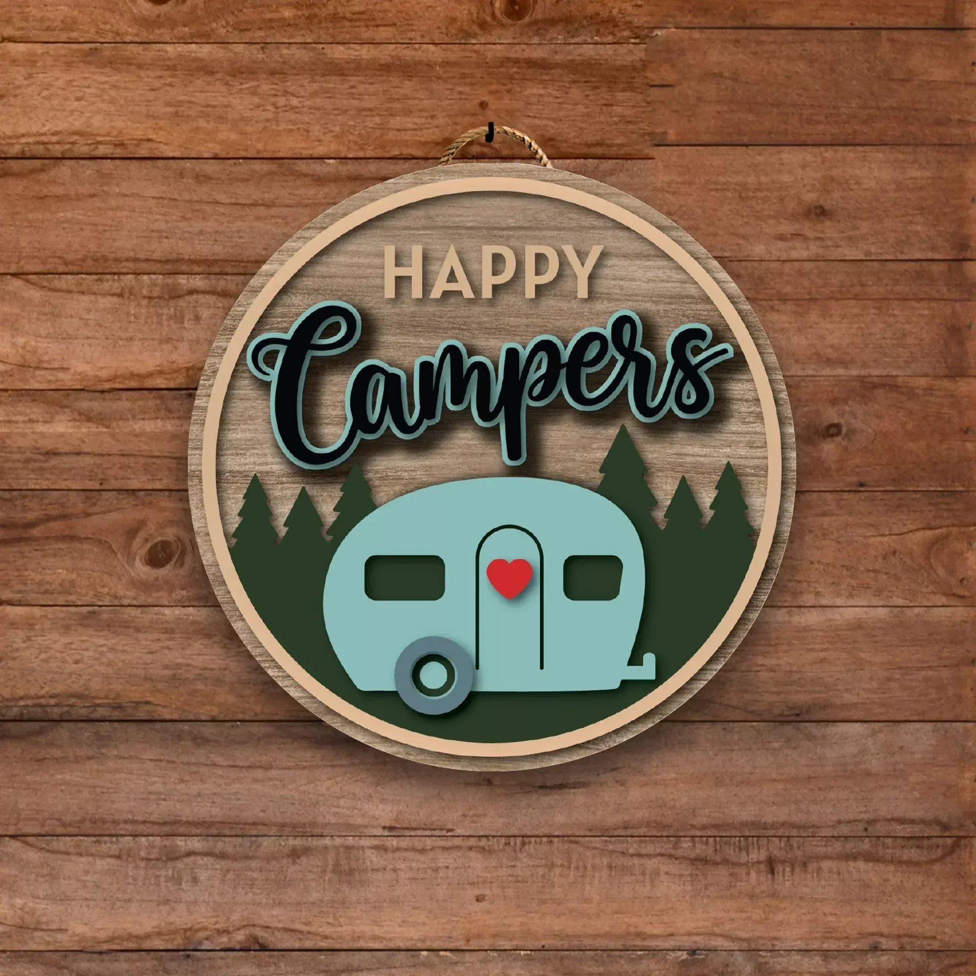 Happy Campers RV Camping Decor