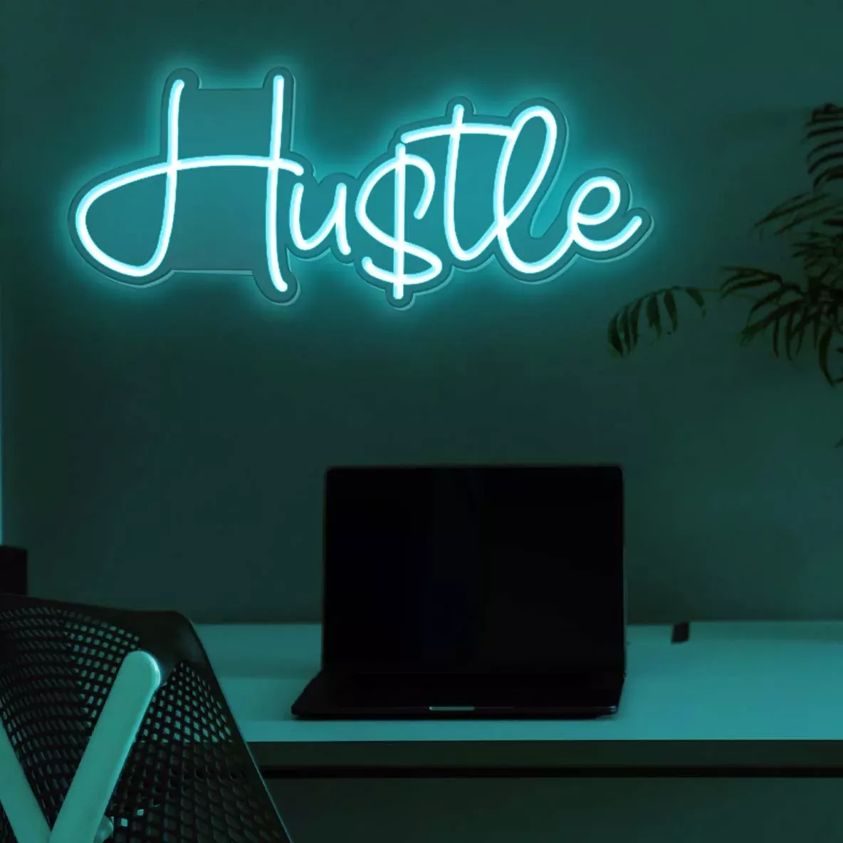 Hustle Neon Sign Led Light