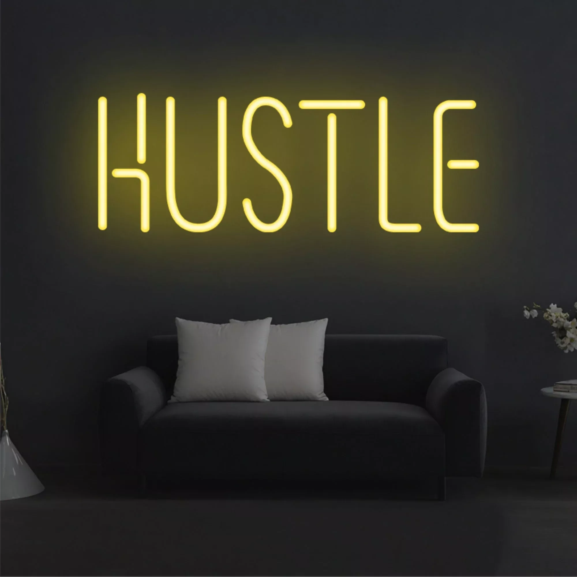 Hustle Neon Sign