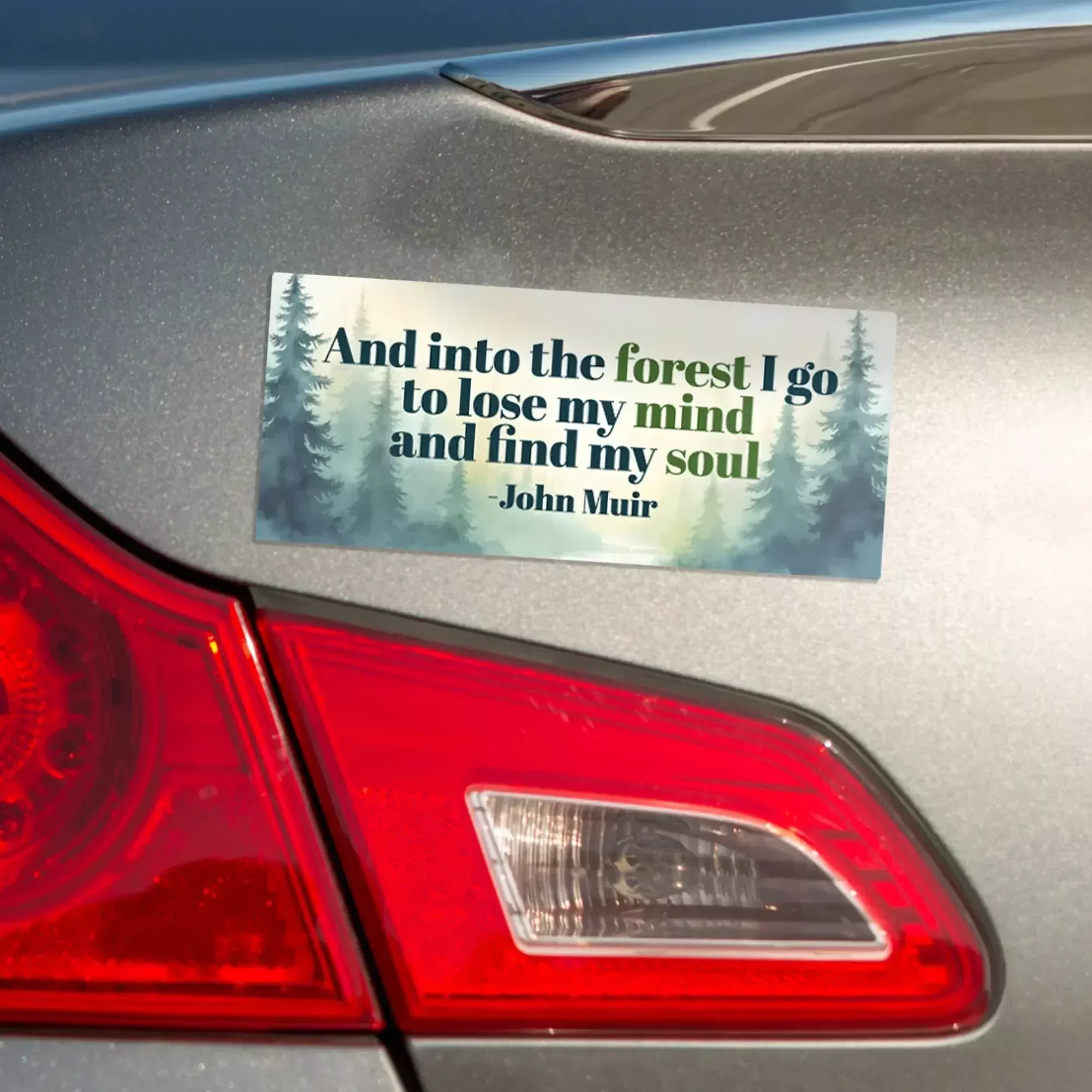 Into The Forest Magnet Bumper Sticker