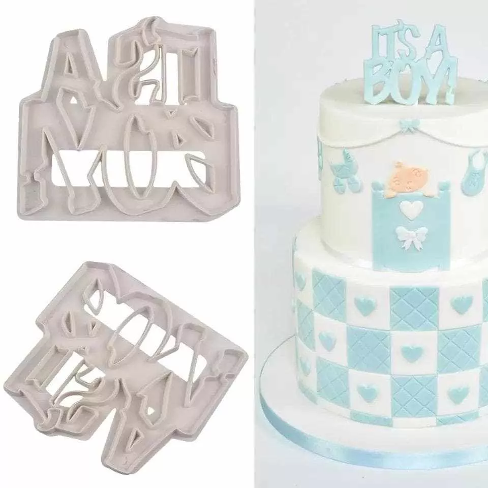 "It's a boy Cookie Cutter" Baby Pattern Confectionery Cutter