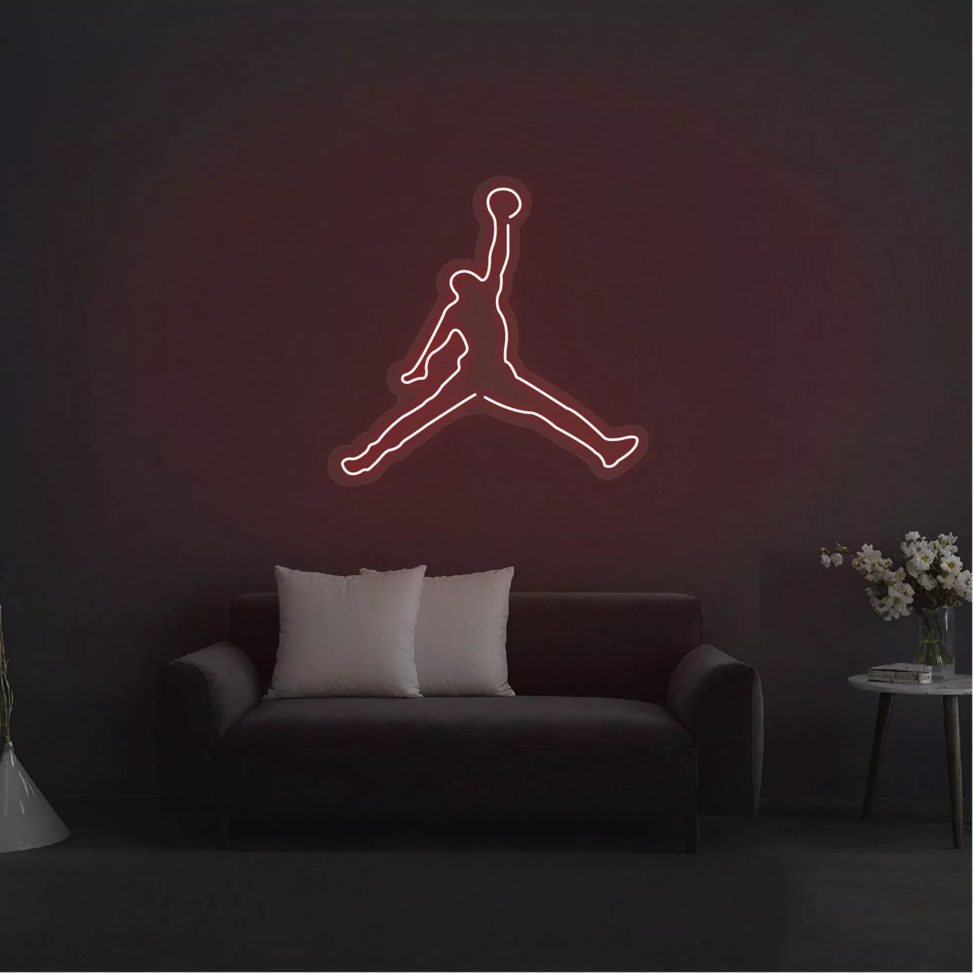 Jordan Logo Neon Sign
