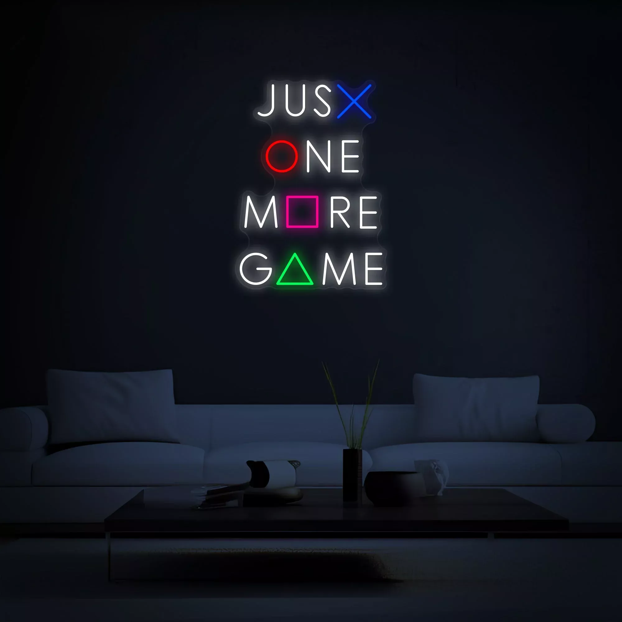 Just One More Game Neon Sign