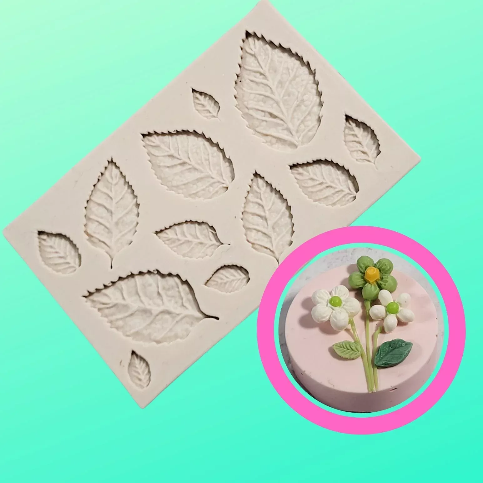 Leaves Silicone Mold - 12 Sizes