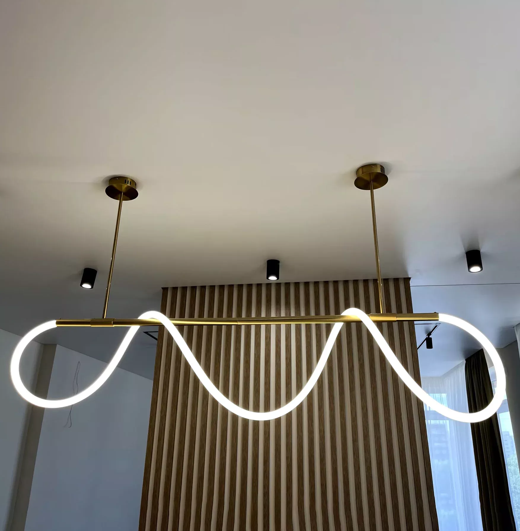 LED Tube Chandelier
