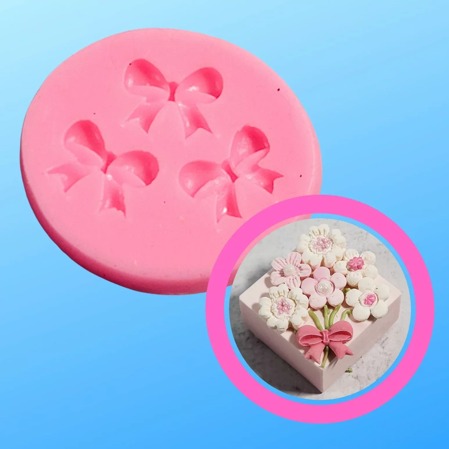 Mini Bow Silicone Mold
