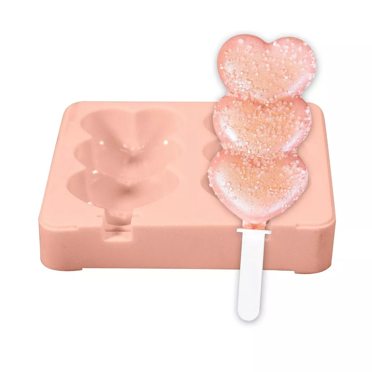 Multiple Heart Shaped Cakesicle Mold
