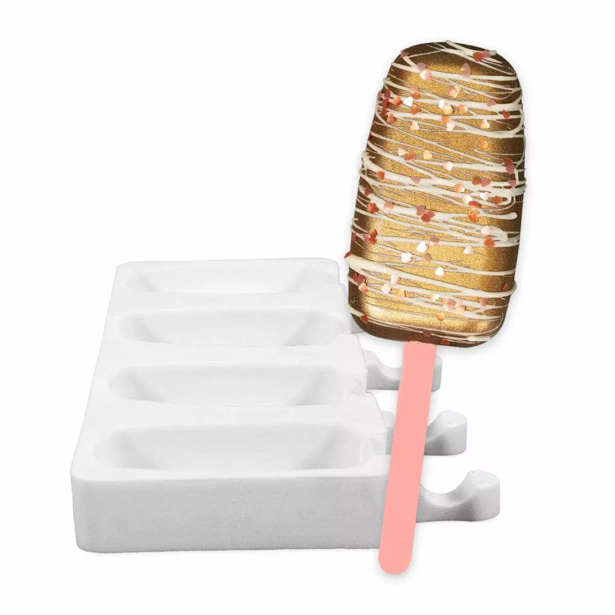 Oval Popsicle Shaped Cakesicle Mold