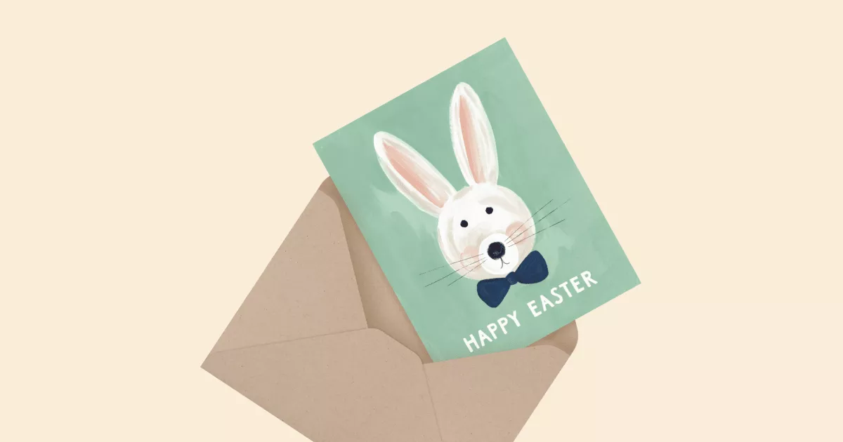 Painted Easter Bunny