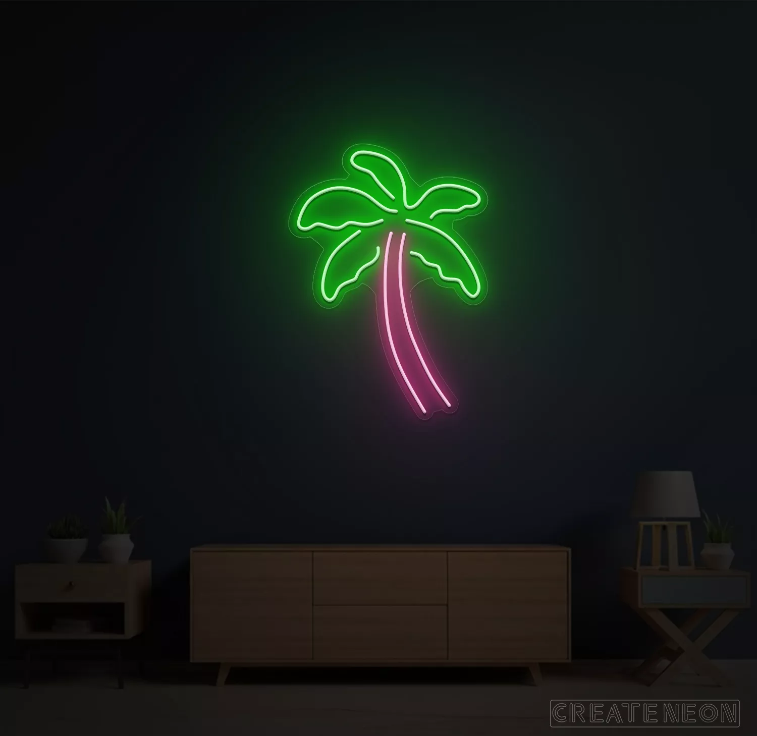 Palm Tree Neon Sign