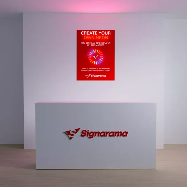 PanelSignaramaLED neon sign