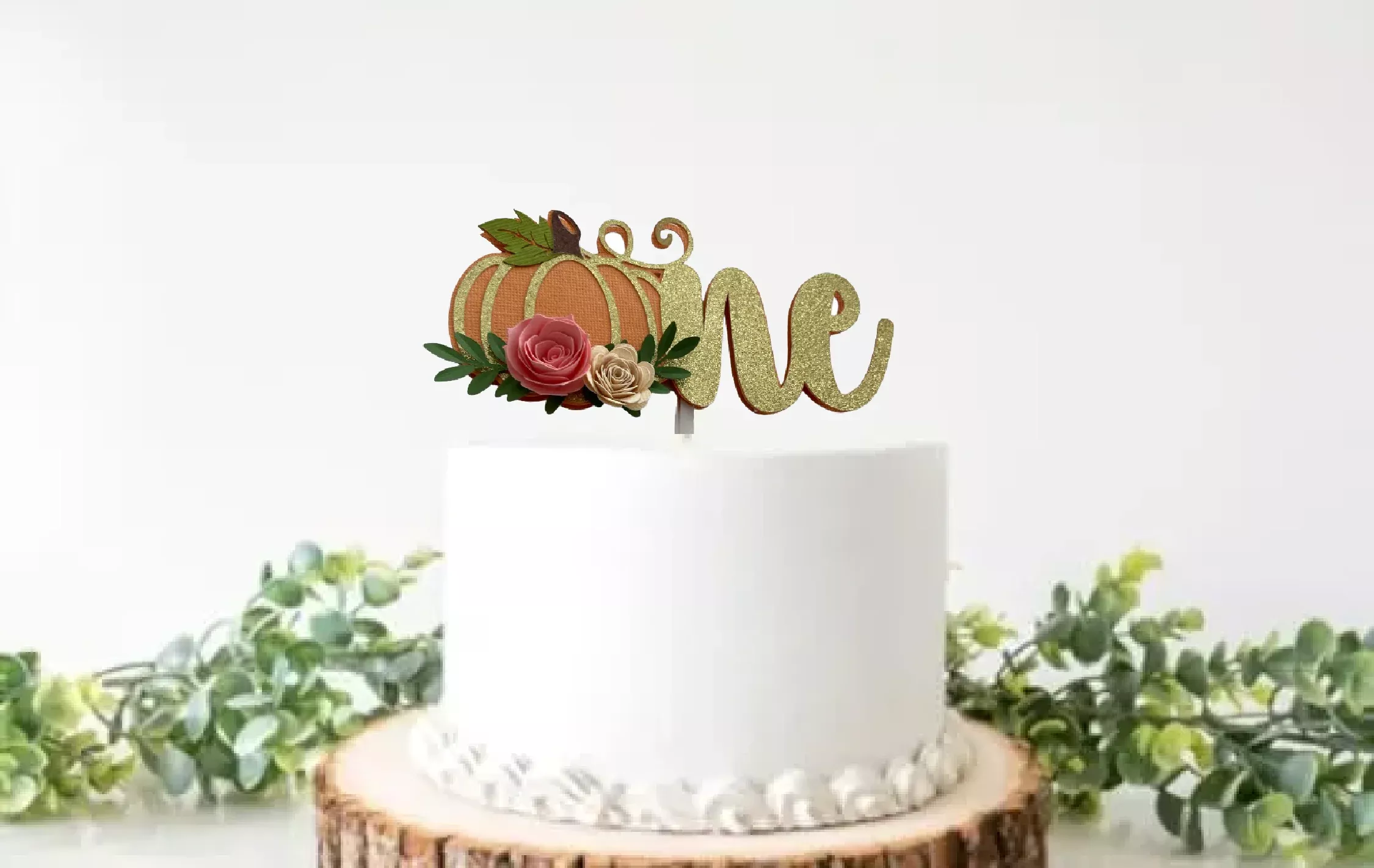 Pumpkin Cake Topper Cake smash