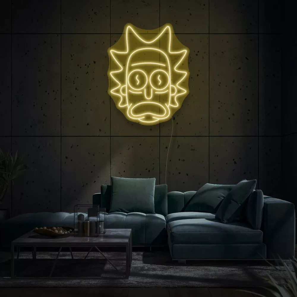 Rick's Face Led Neon Sign