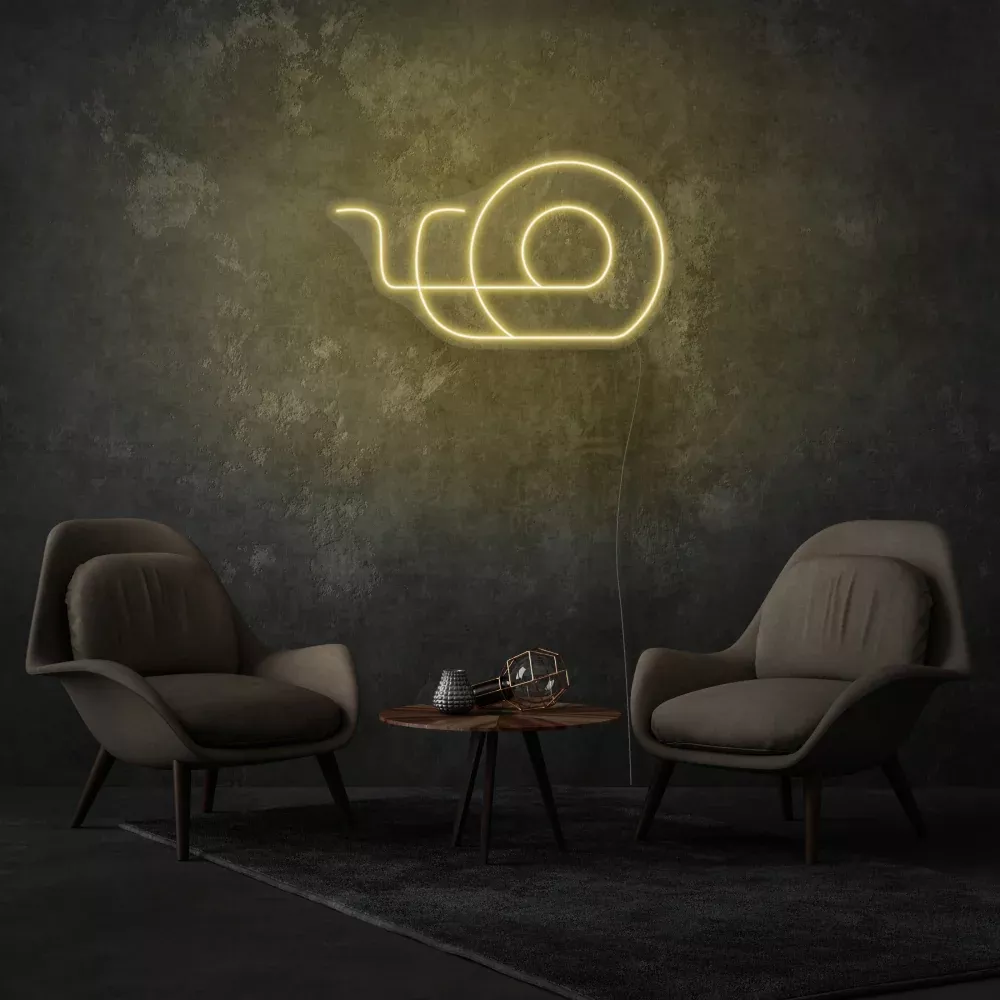 Round Doodle LED Neon Sign