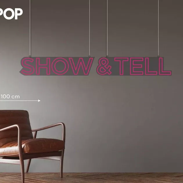 Show & TellLED neon sign
