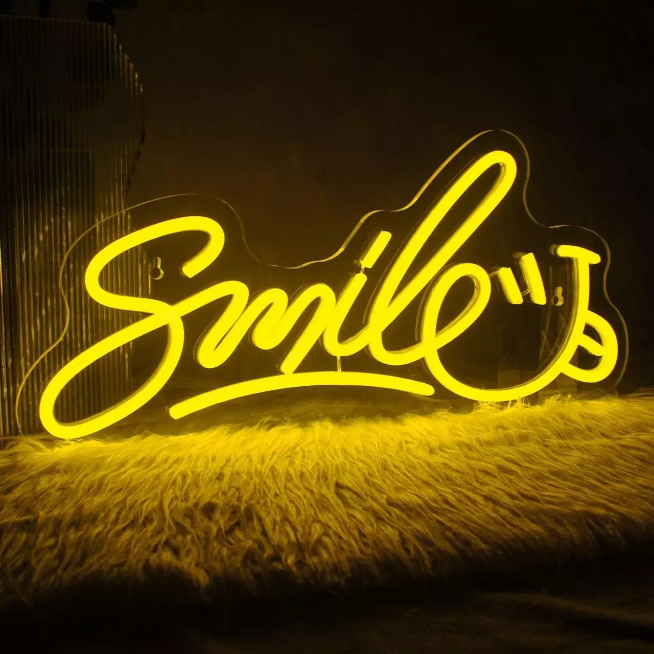 Smile Neon Sign