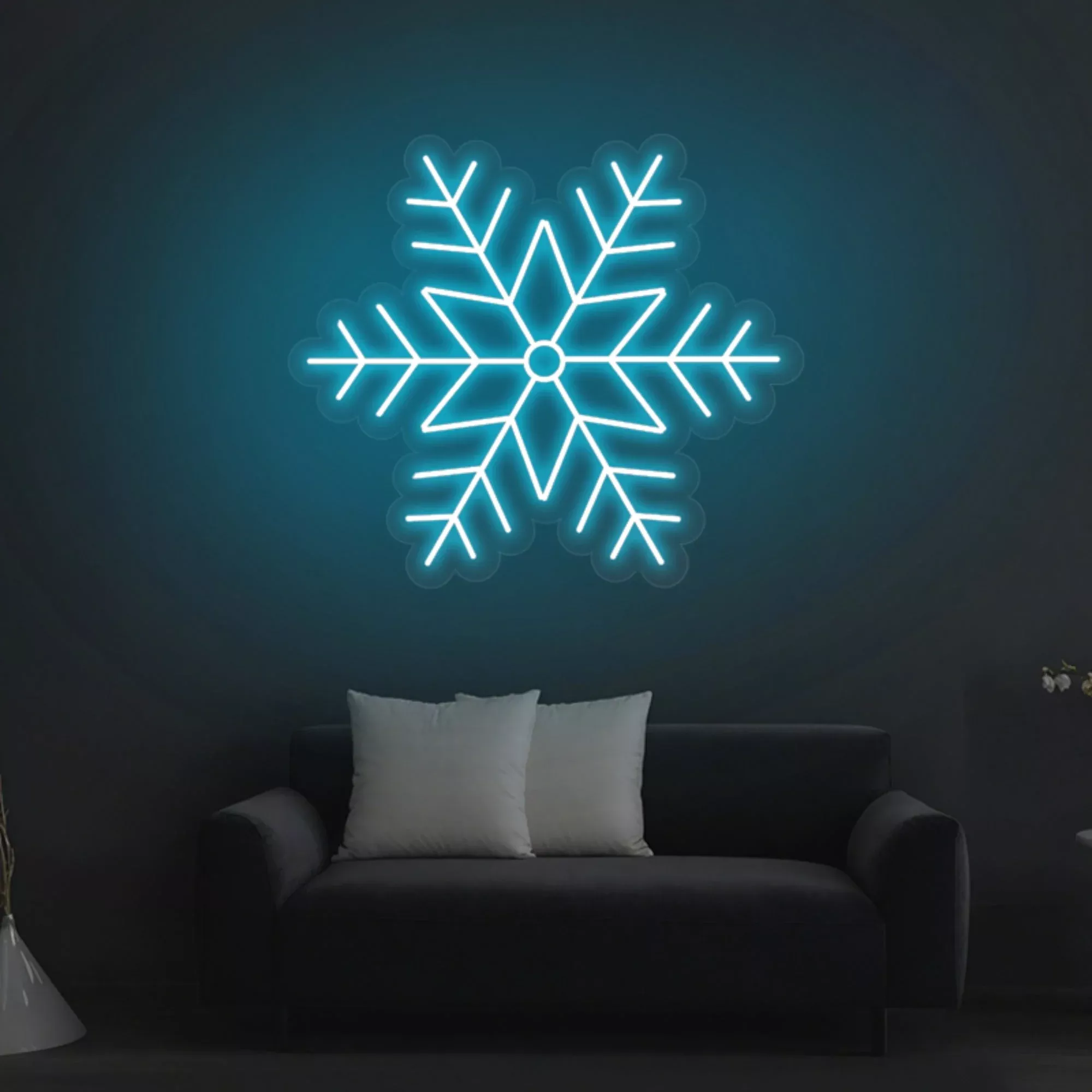 Snowflake LED Neon Sign for Christmas