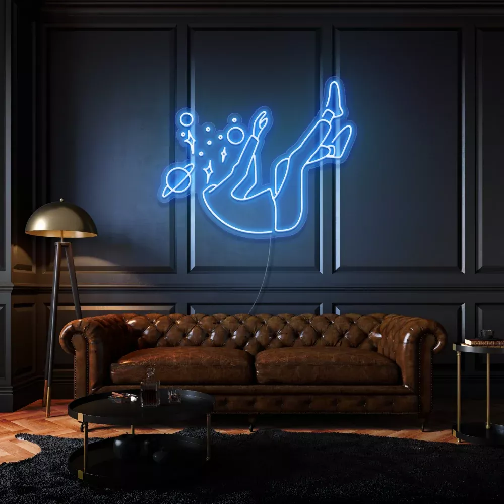 Space Fall LED Neon Sign