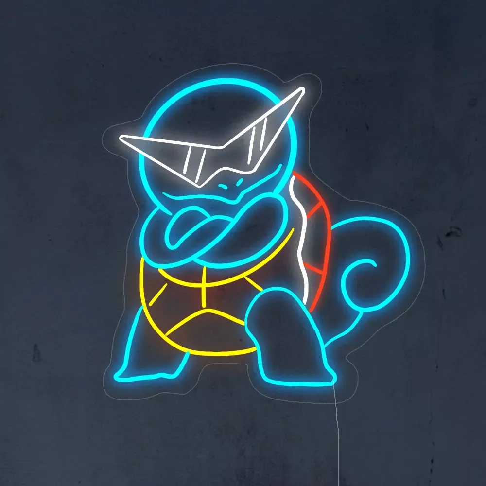 Squirtle Neon Sign