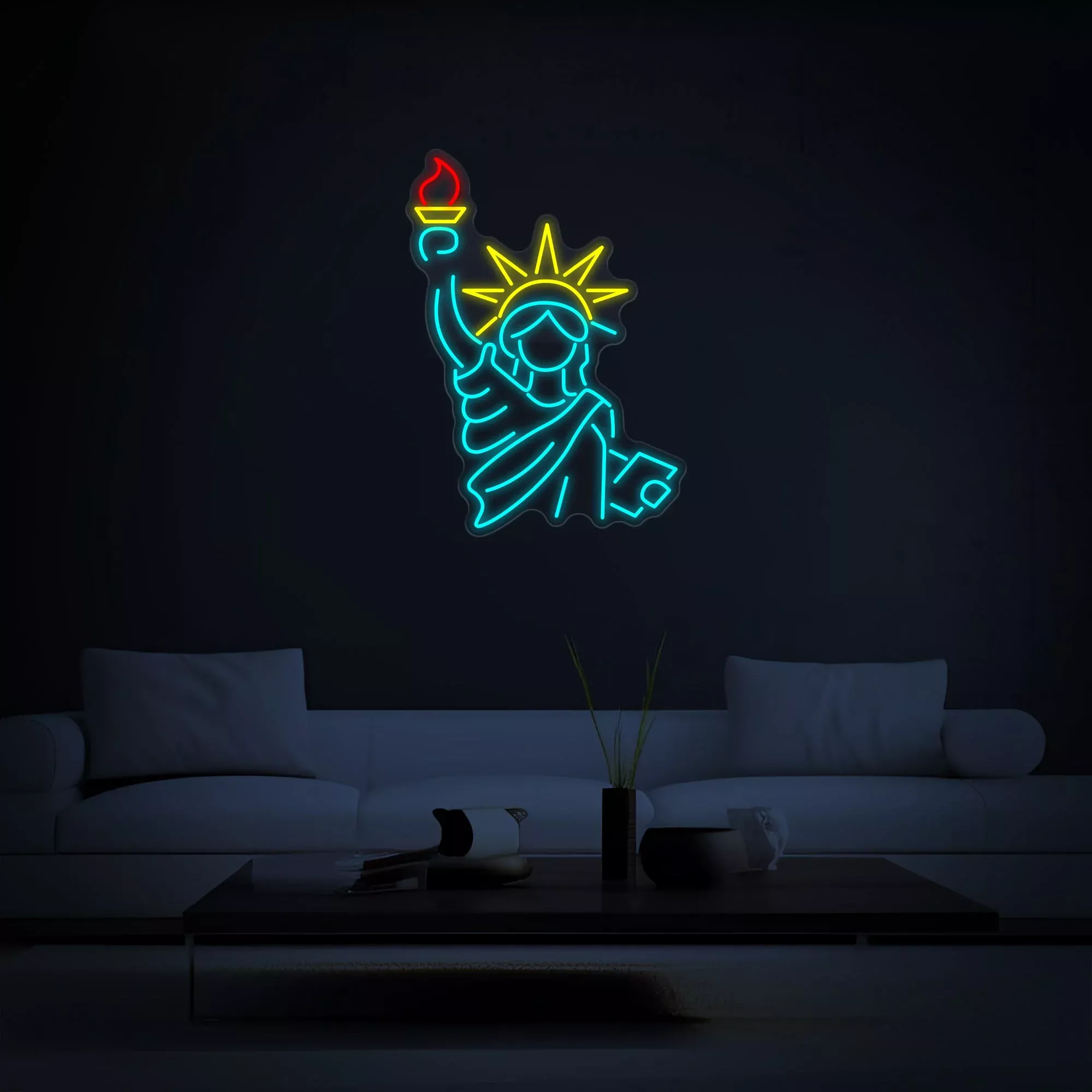 Statue of Liberty Neon Sign