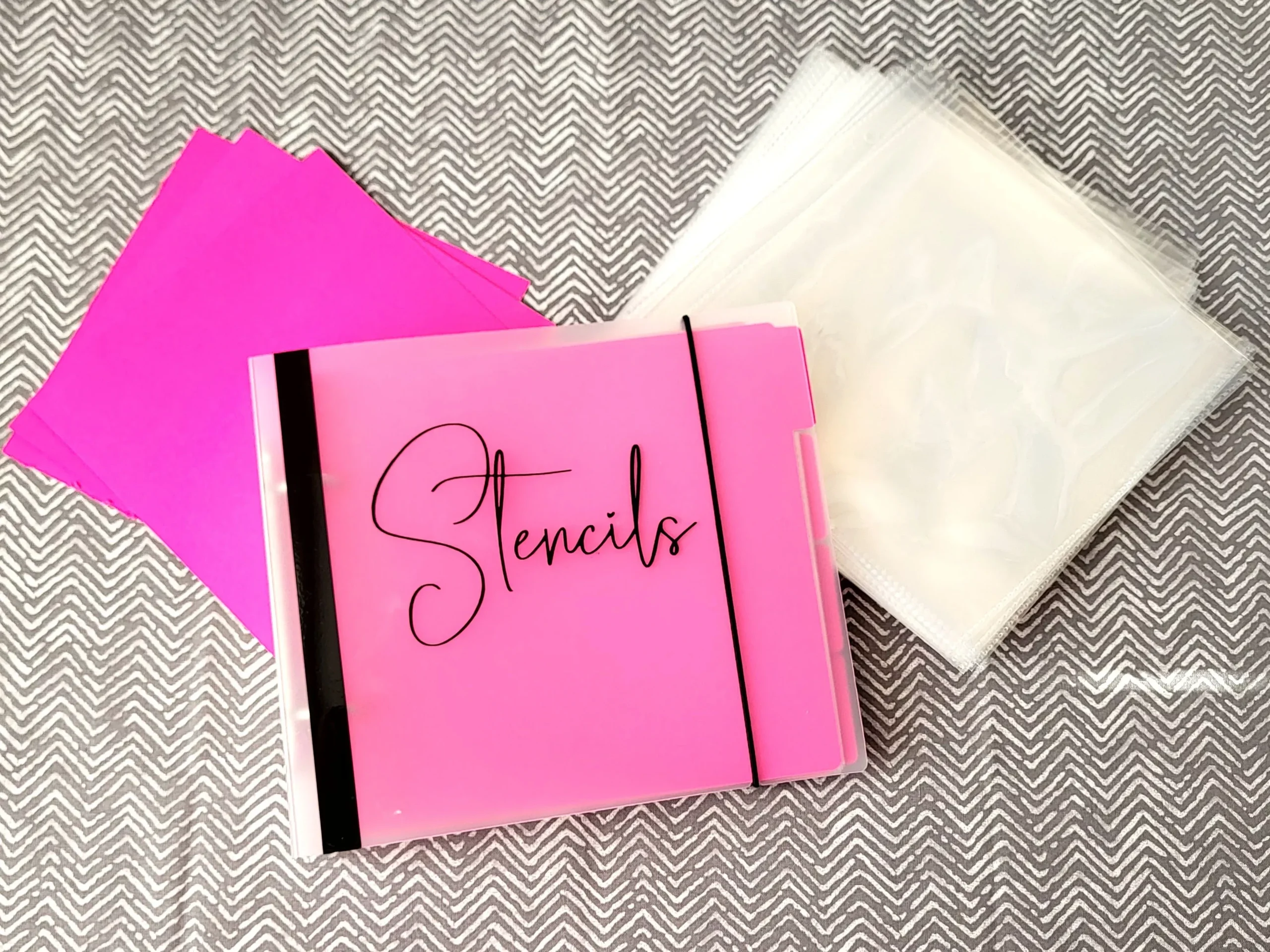 Stencil Storage Binder - Organizer