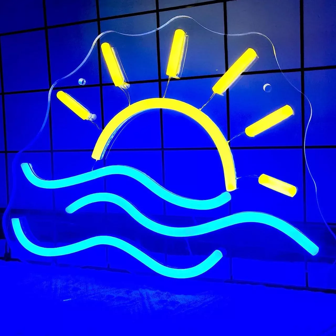 Summer Beach Neon Sign