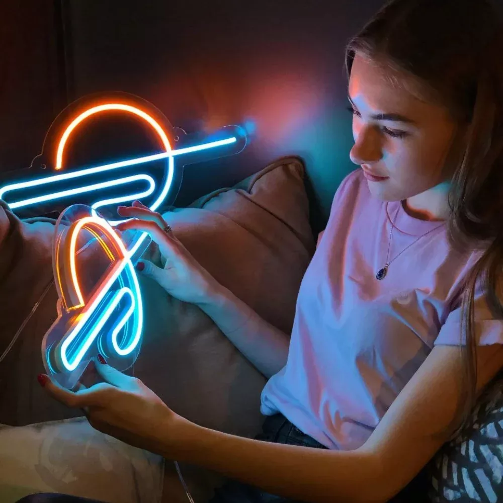 Sunset Planet Glow LED Neon Sign