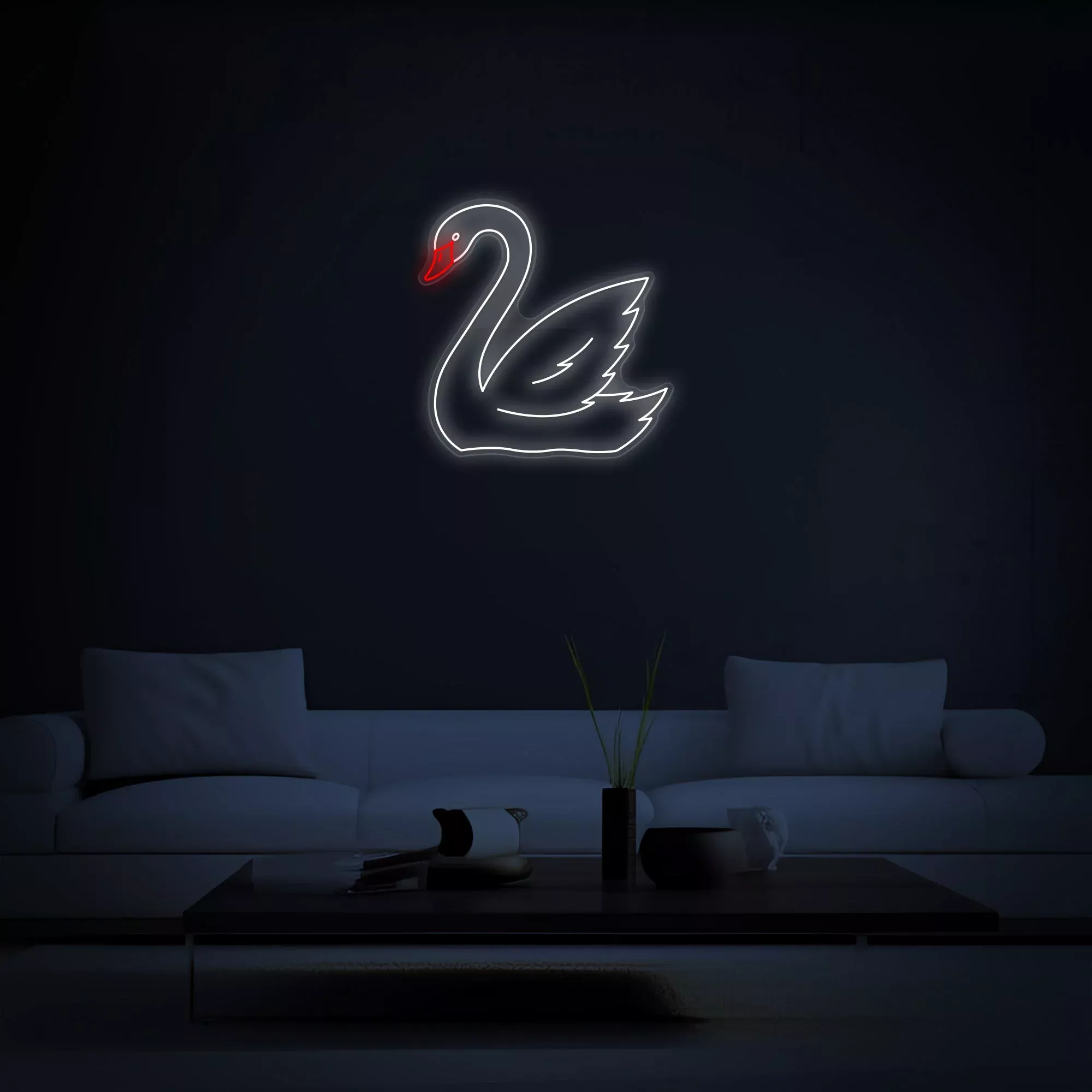 Swan Neon Sign