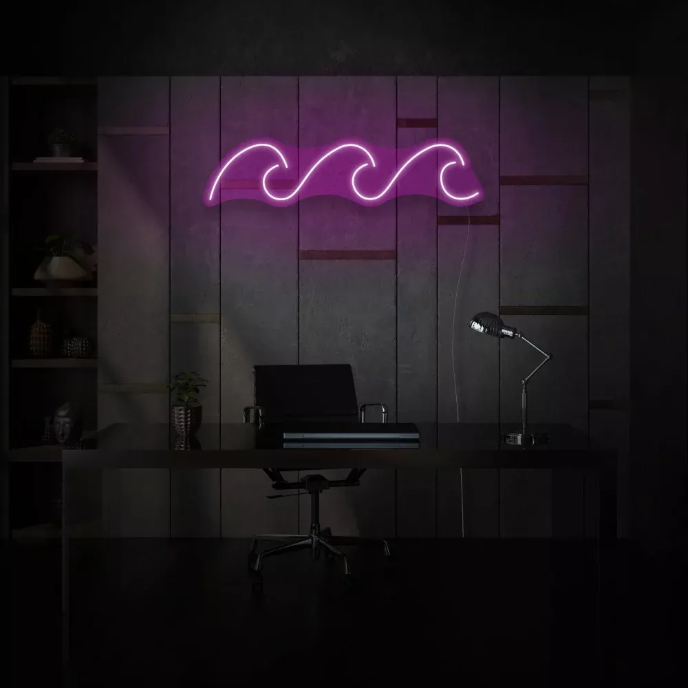 Three Waves Led Neon Light
