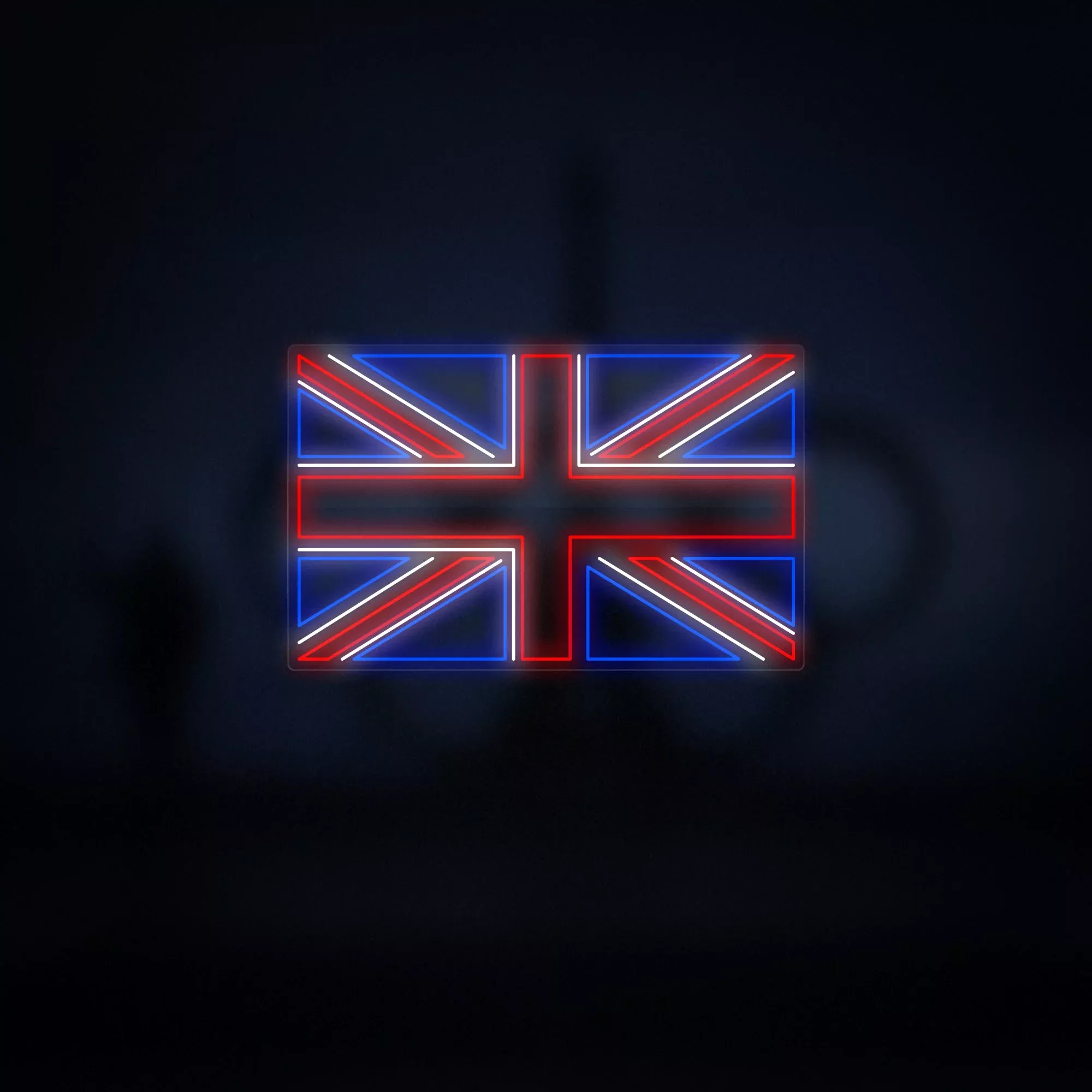 Union Jack Flag Neon Sign