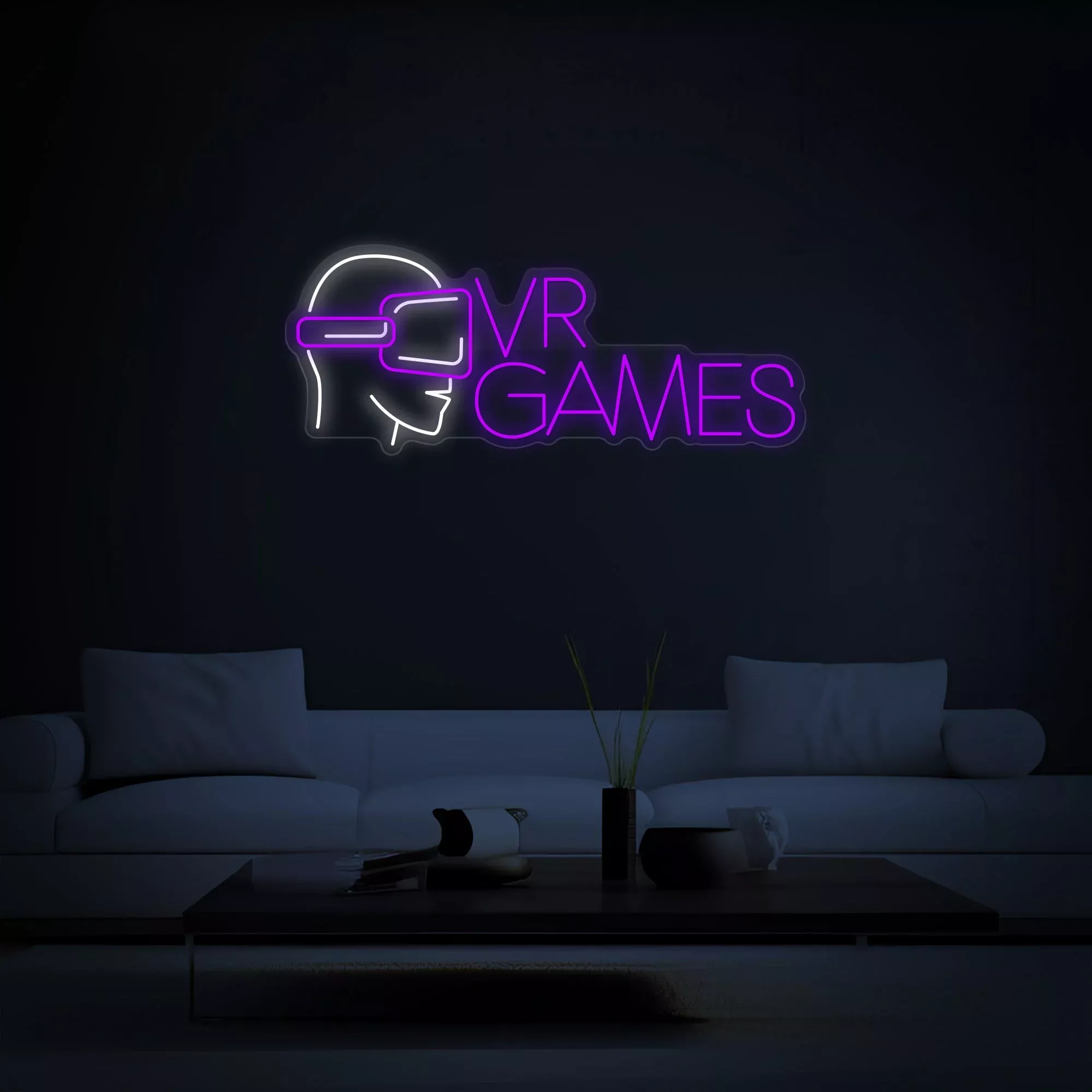 VR Games Neon Sign
