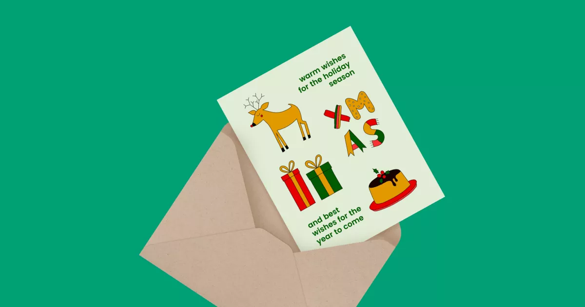 Warm Wishes Holiday Card