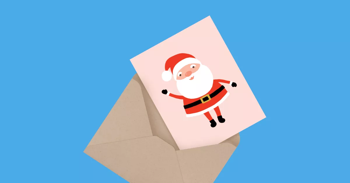 Waving Santa