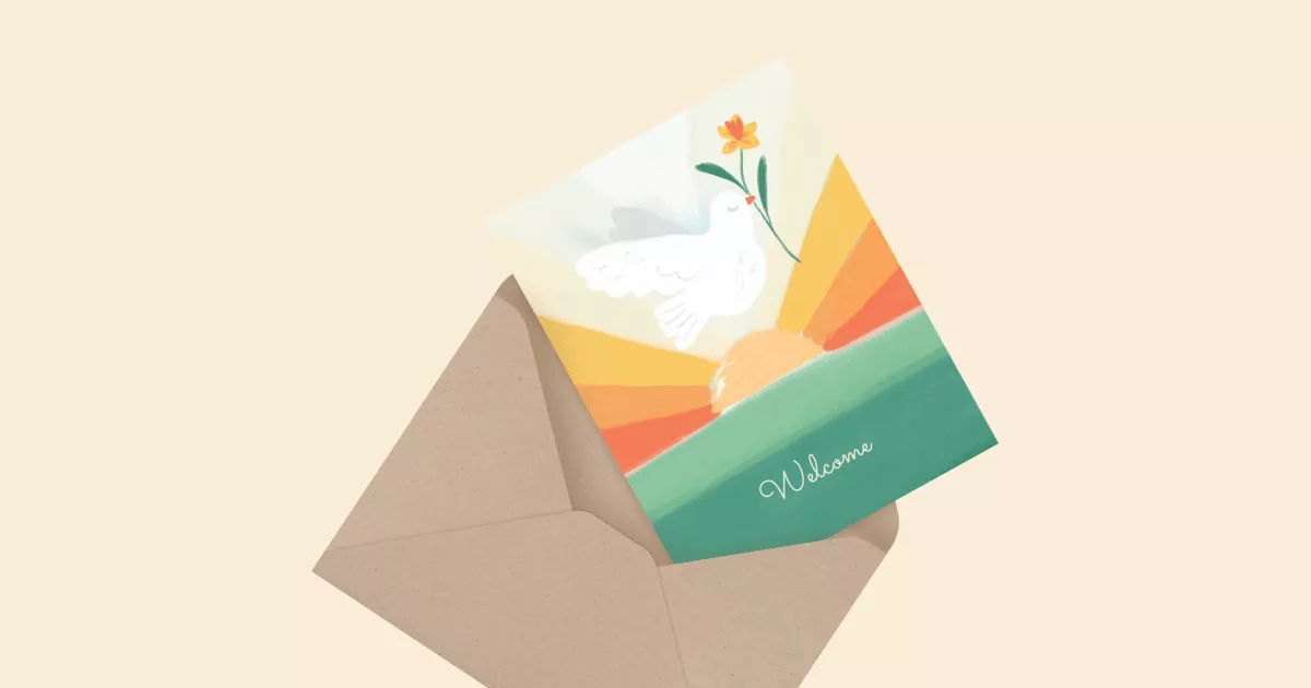 Welcome New Home Card
