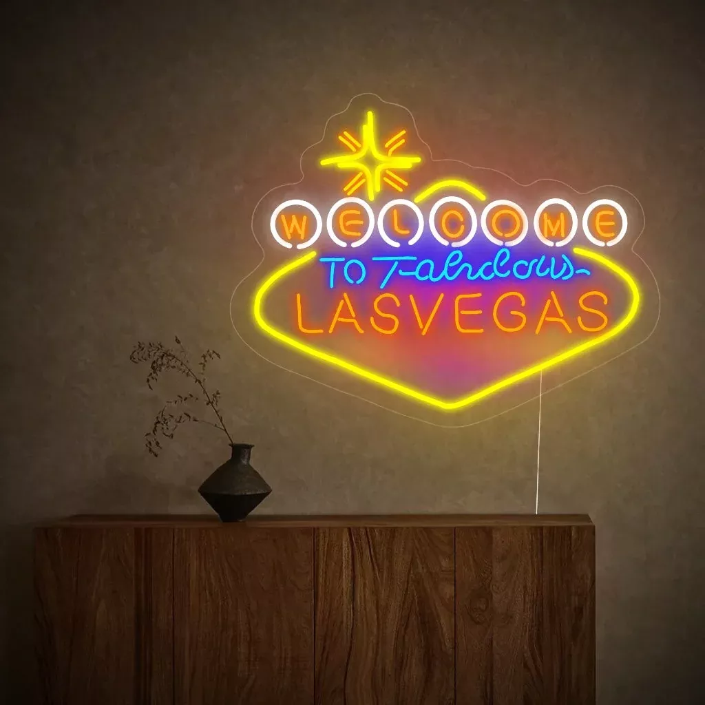 Welcome To Las Vegas Neon Sign