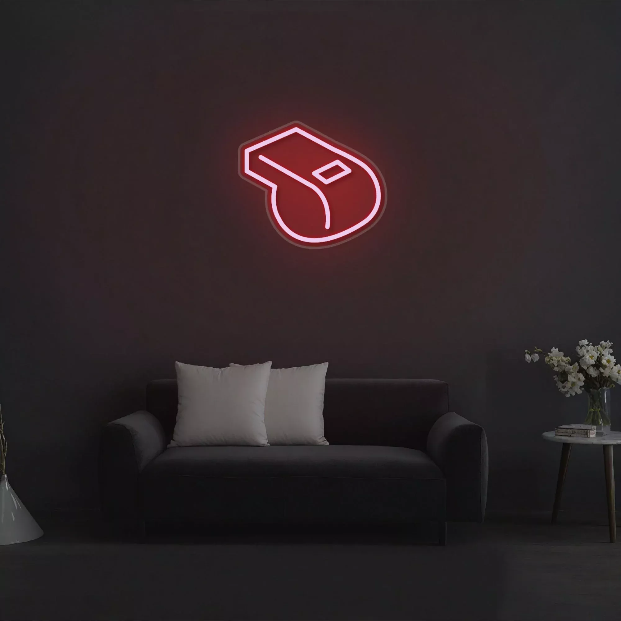 Whistle LED Neon Sign