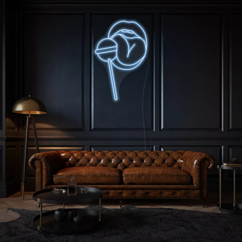Woman Lips LED Neon Sign
