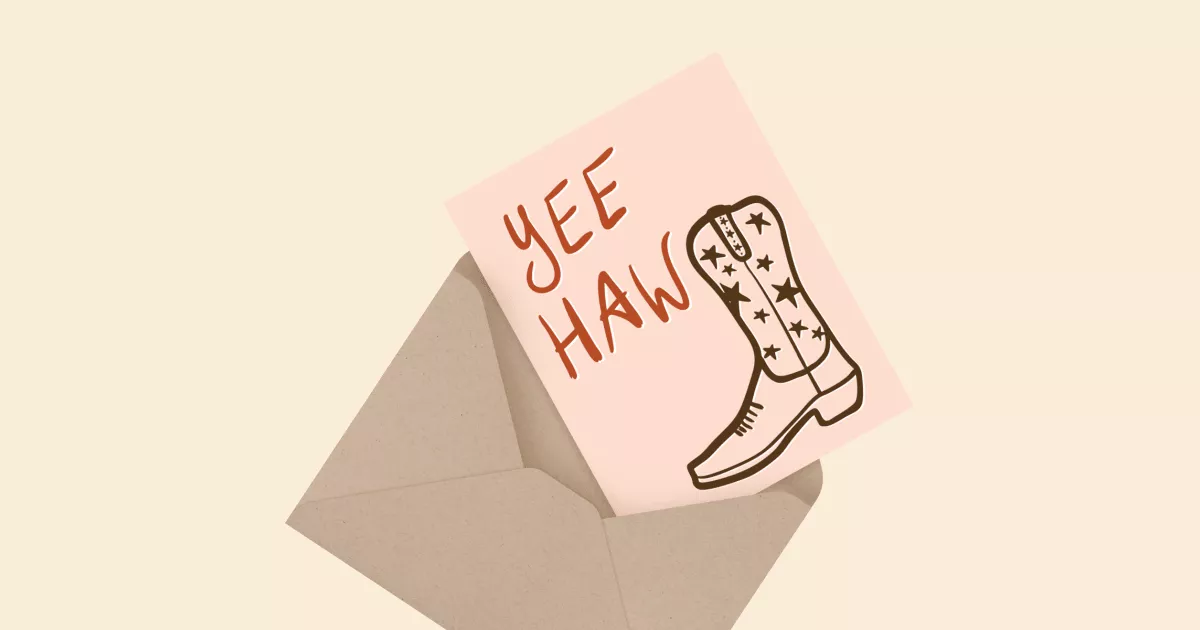 Yee Haw Cowboy Boot