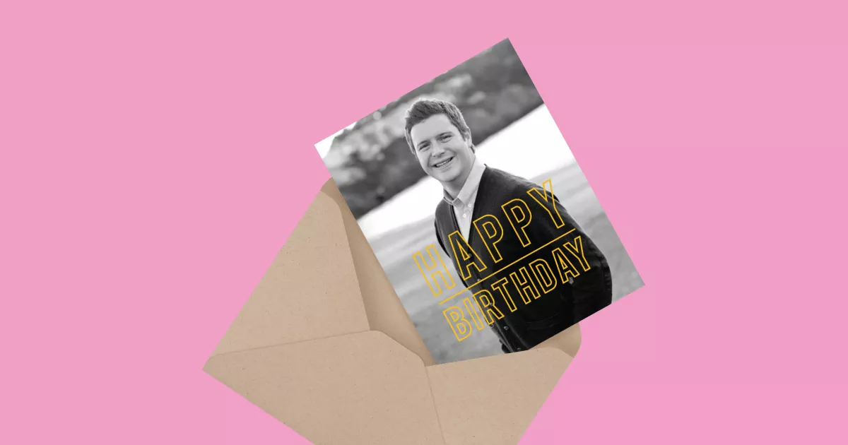 Yellow Overlay Birthday