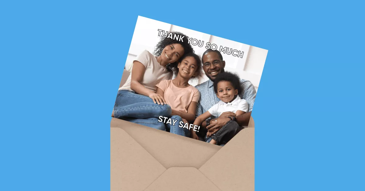 Your Photo & Horizontal Stay Safe