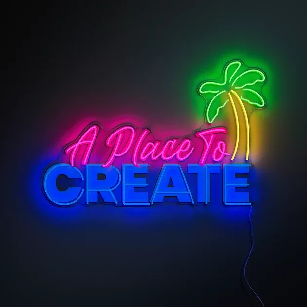 YPHawaii Fluid Art CREATELED neon sign
