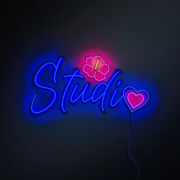 YPHawaii Fluid Art STUDIOLED neon sign