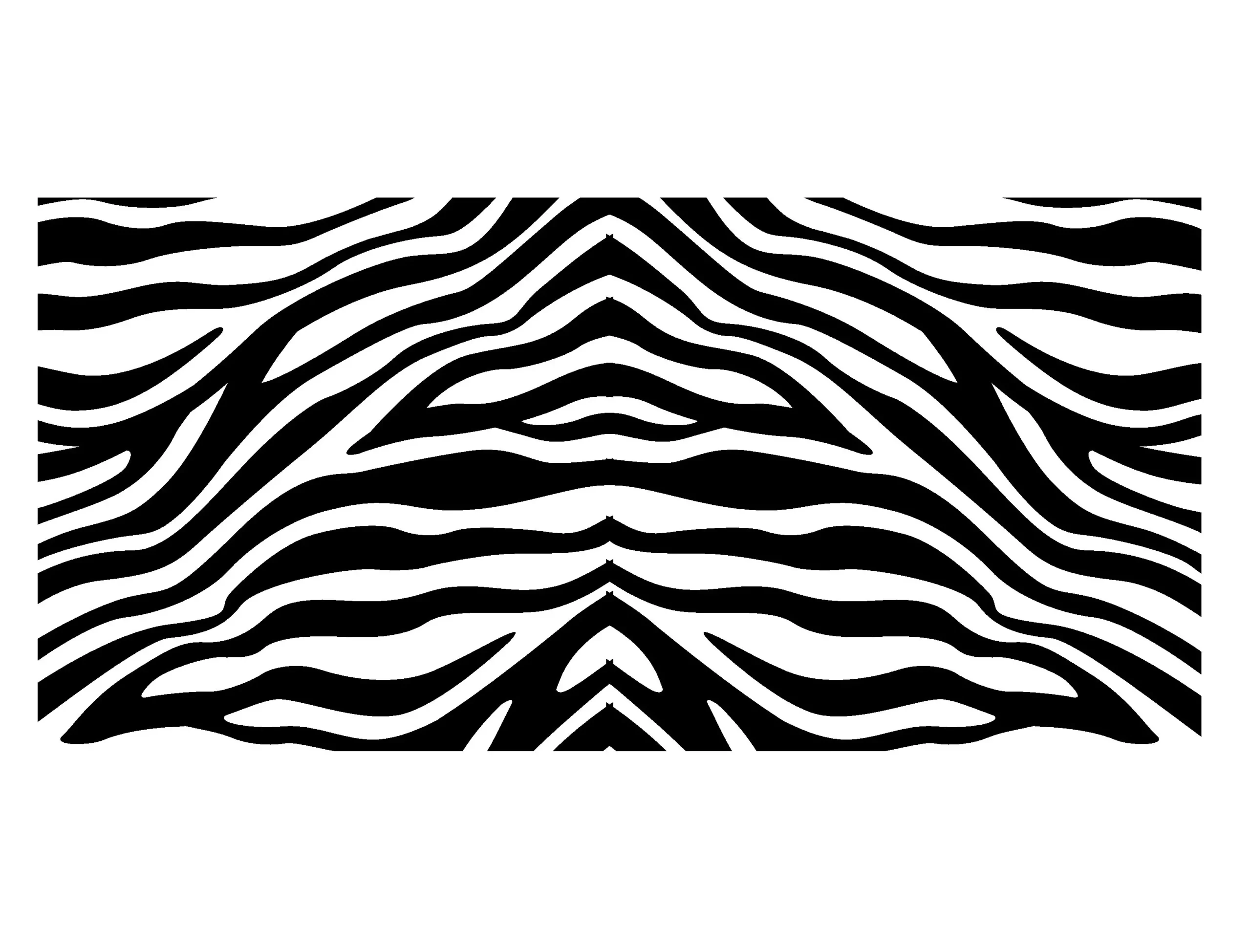 Zebra Print Cake Strip