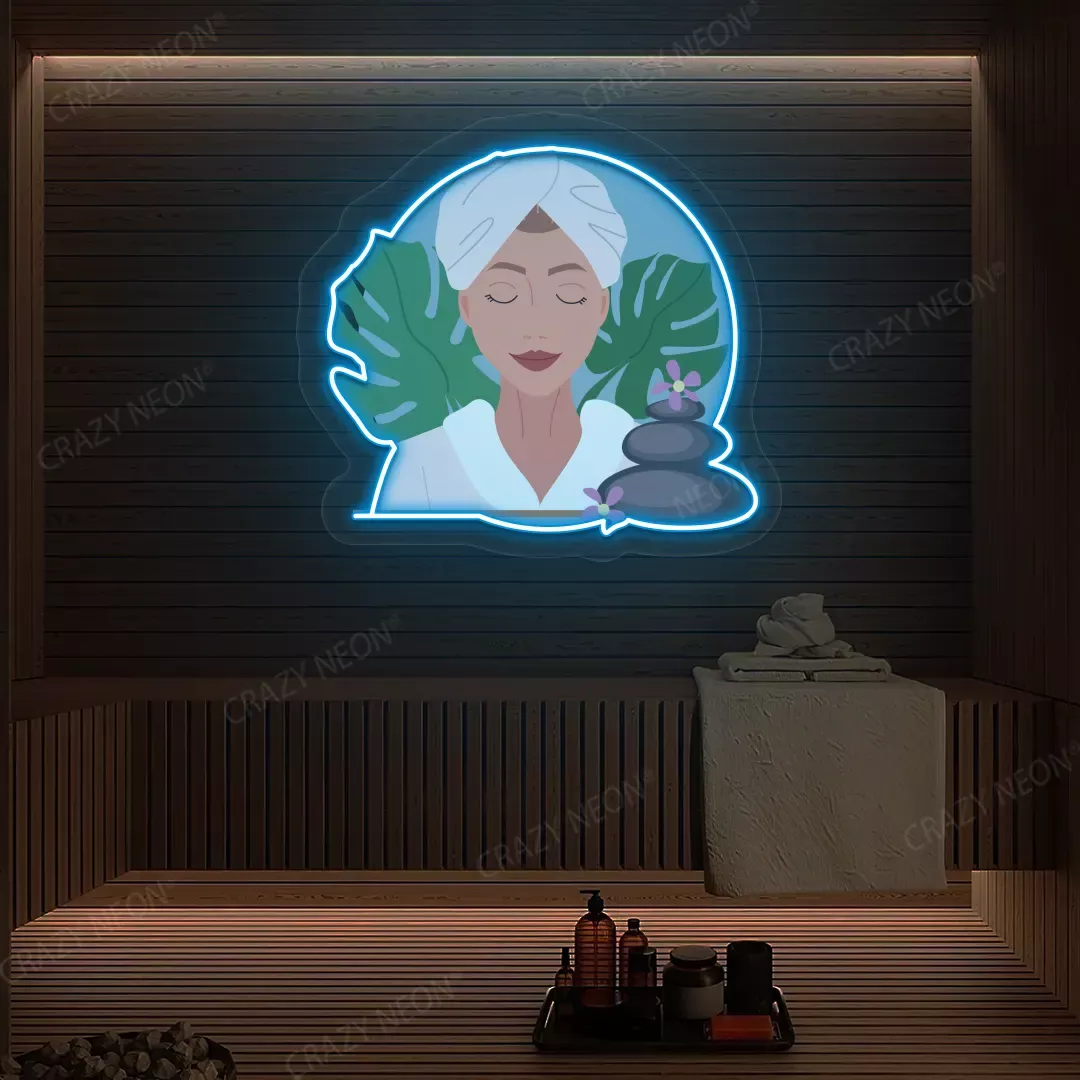 Zen Facial Spa Neon Artwork Sign