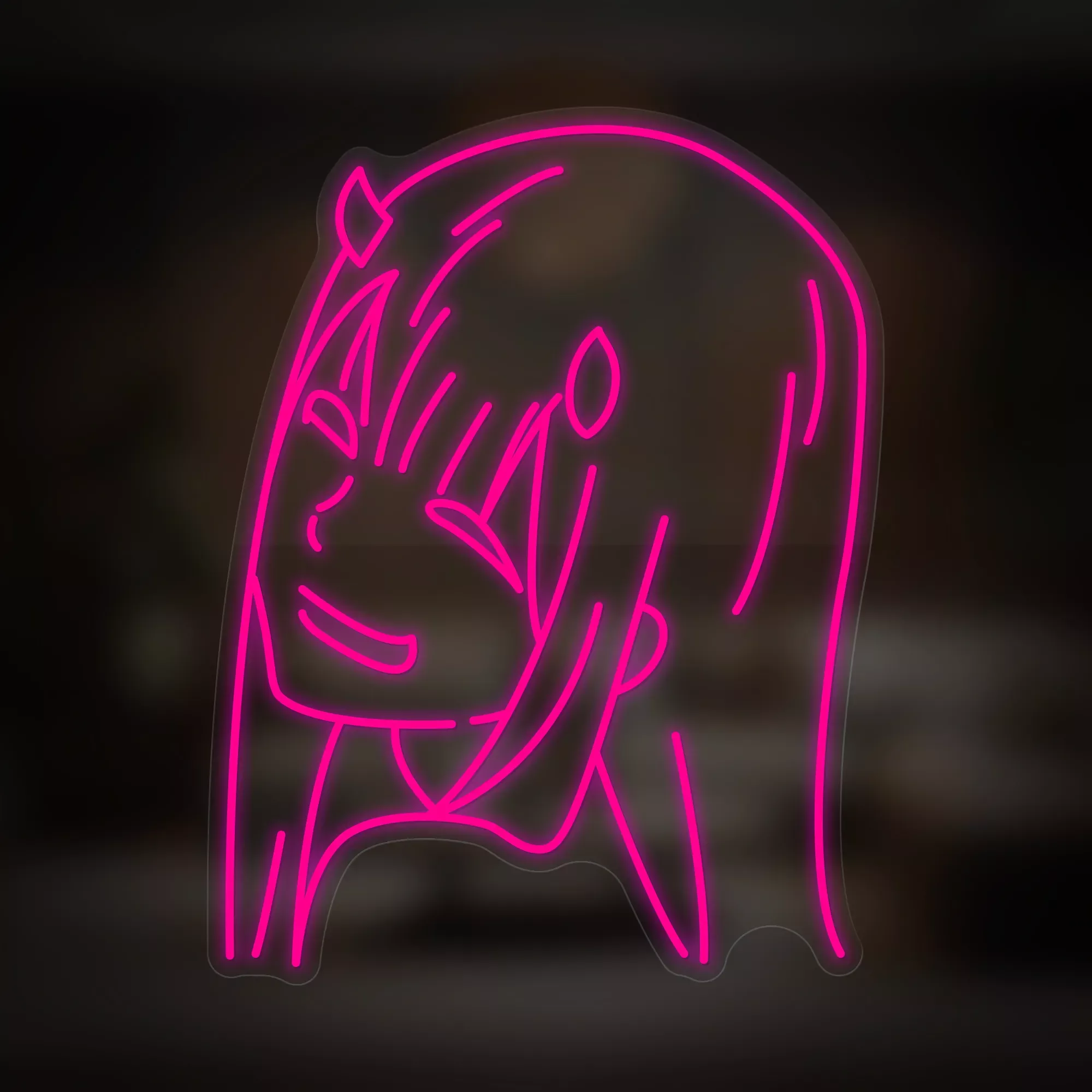 Zero Two Neon Sign